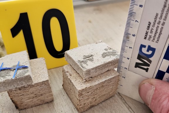 Sondierbereiche erstellen, um die Materialisierung(en) und Schichtaufbau darzustellen.